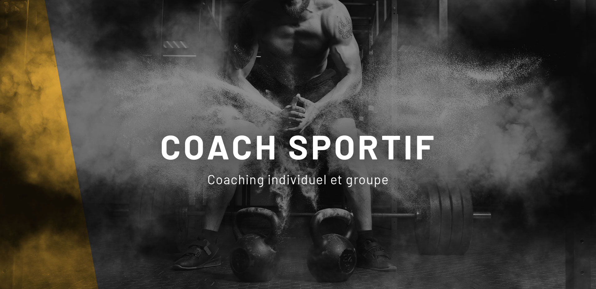 Séance crossfit avec un coach